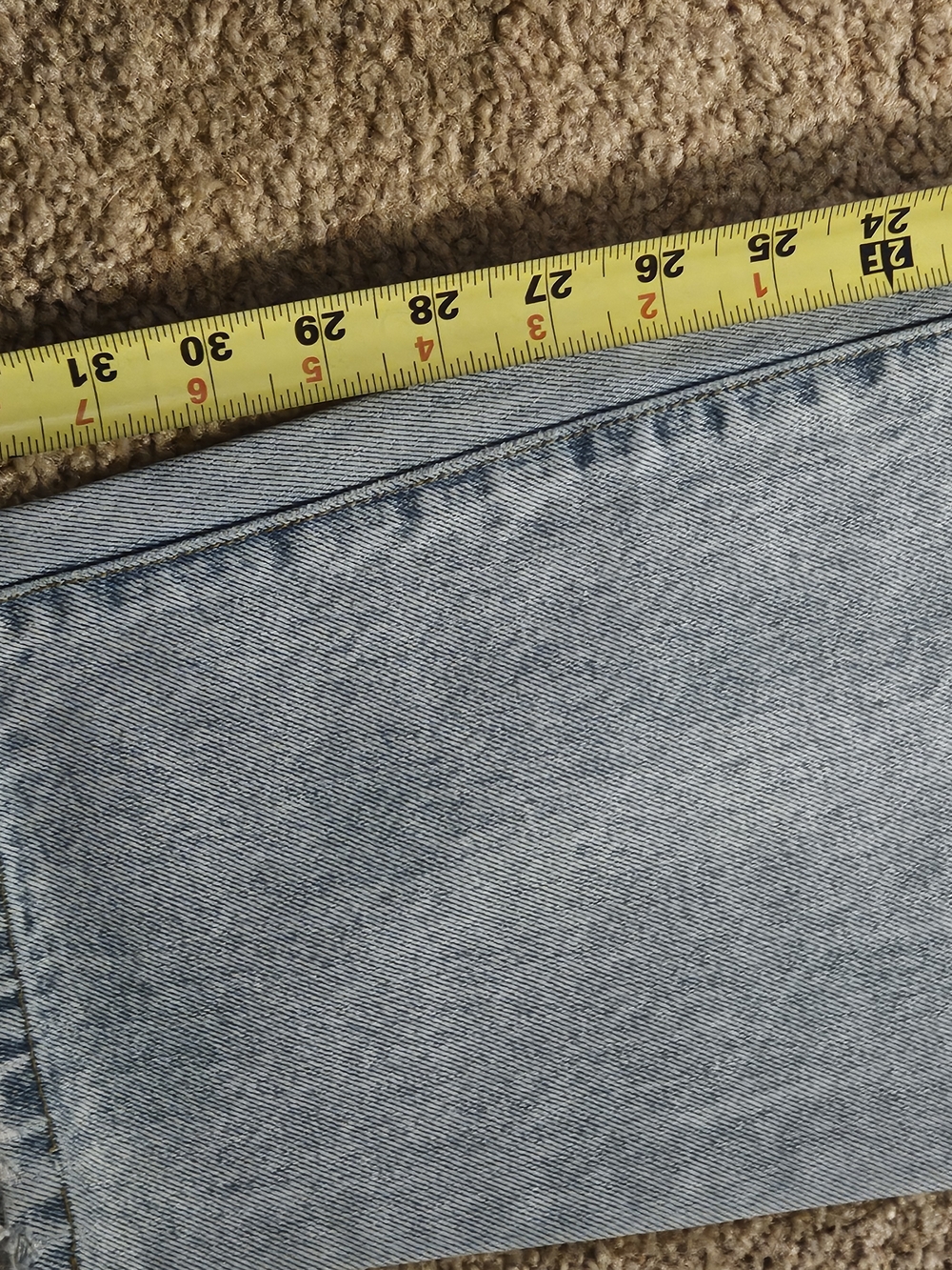 Men's Light Wash Request Jeans 90s Brand Relaxed Denim Jeans - Picture 6 of 6
